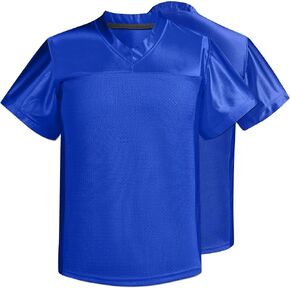 Men's Blank Football Jersey, Adult Mesh Athletic Practice Football Shirts, American Football Jerseys for Adults S-2XL
