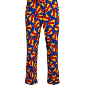 Mens Pajama Pants - Justice League Superman Batman The Flash Cyborg Cozy PJ Pants Sleepwear for Men (Sizes: S-XL)