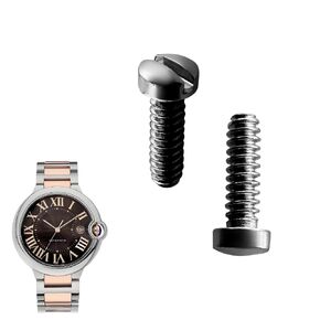 Watch Screw Dedicated to Cartier Ballon BLEU Santos Fit Case Back Flathead Type (4.1 * 1.0 * 1.4mm)