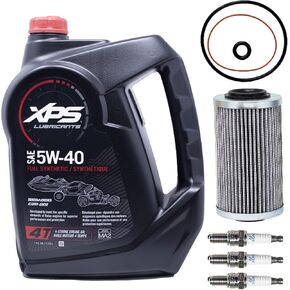 طقم تغيير زيت إدواردز يناسب 2018-2024 Sea Doo Watercraft 170 و 230 و 300s غير سوبر الشحن مع شمعات الإشعال