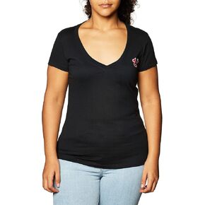True Religion Women's V-Neck Buddha Logo Tee
