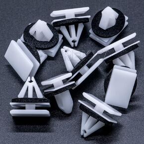 Rexka 10pcs rocker aboulding clip clip clim clug incliptived مع Ford W716352-S300 Edge Escape F-150 Mustang Lincoln Continental MKX W716352S300 in Kuwait