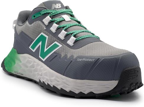 New Balance Fresh Foam Cremorne Composite Toe Safety Shoes for Men - Non Slip, Electrical Hazard - Green, Low Rise in Saudi Arabia