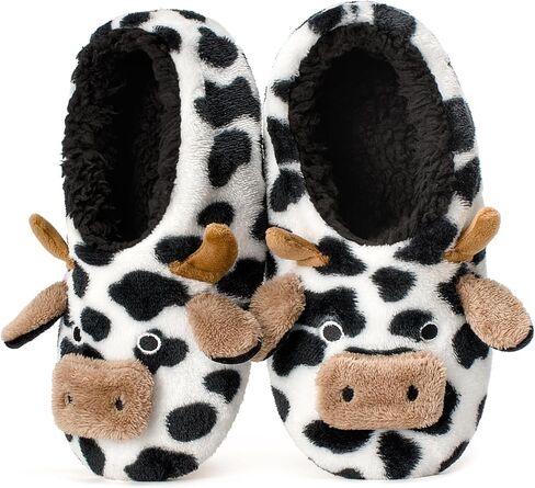 Cute Slippers for Women & Kids, Fuzzy Animal Slipper Socks with Non-slip Soles, Unique Funny Gifts in Saudi Arabia