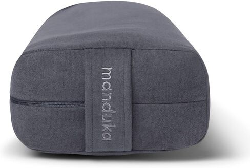 وسادة مسند مستديرة لليوجا من ماندوكا - غطاء eQua قوي وقابل للإزالة، مقبض سهل الحمل - أزرق منتصف الليل، 27 بوصة × 9 بوصة × 9 بوصة in Kuwait