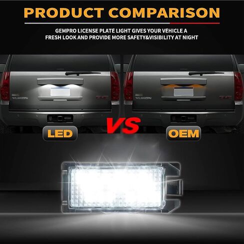 2x LED License Plate Light Assembly for Fiat 500 2013-2019 Dodge Viper 2013-2017, Tag Lamps for Jeep Grand Cherokee 2014-2022 Compass Patriot,68228930AA in Saudi Arabia