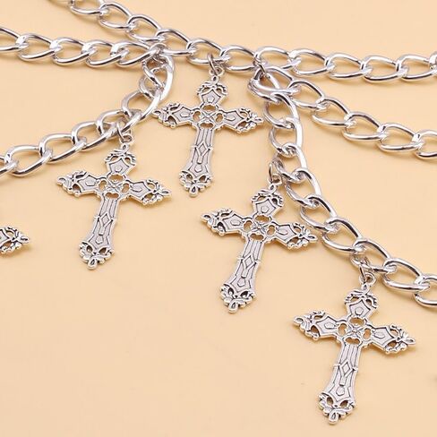 Goth Cross Belt Punk Hip Hop Waist Chain Belly Chains for Women Waist Chain Corset Raven Belt Grunge Belt Halloween Emo Accessories Pirate Waist Chain in Saudi Arabia
