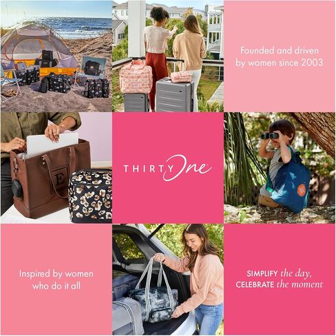 THIRTY-ONE Gifts Clear Clip Pouch with Zipper, Clear Pocket and Carabiner Clip, Popsicle Perfection in Saudi Arabia