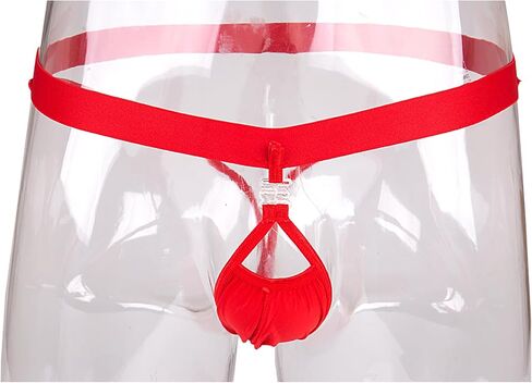Evankin Mens Sexy Ice Silk Jockstrap Hollow Out Funny Buckle Underwear Low Rise Bulge Pouch in Saudi Arabia