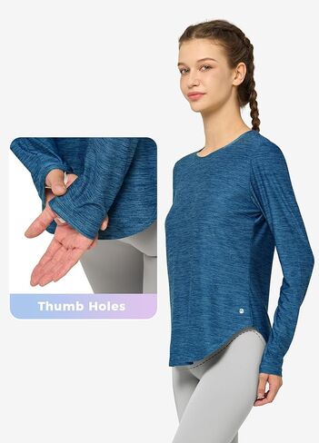 Willit Women's Sun Shirts UPF 50+ Long Sleeve Hiking Workout Tops Lightweight Quick Dry UV Protection in Kuwait