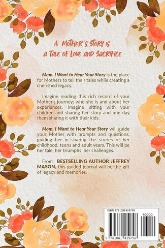 Mom, I Want to Hear Your Story: A Mother’s Guided Journal To Share Her Life & Her Love (Hear Your Story Books) in Saudi Arabia