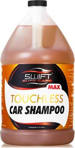 Swift Touchless Car Shampoo MAX Concentrate (32 Oz) - No Brushing Required, High Foaming Car Soap, Heavy Duty, Auto Detergent for Foam Cannon, Works on Cars, Trucks, RVs, Upholstery & More! in Kuwait