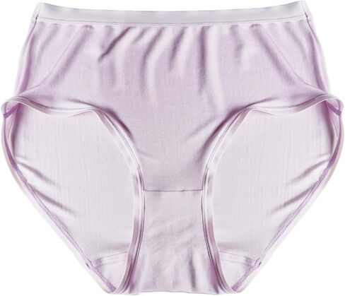 Women's 100% Mulberry Silk Underwear Knitted Briefs Panties Mid Waist Satin Bikini Shorts in Saudi Arabia