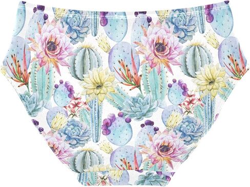 Women's Stylish Sexy Pattern Girls Underwear Soft Breathable High Waist Brief Stretchy Bikini Panties in Kuwait