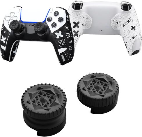 مقابض أداء وحدة التحكم المتوافقة مع وحدة التحكم X-Box Series S/X، شريط ملصقات مضاد للانزلاق من X-Box، غطاء جلدي ممتص للعرق، طباعة سوداء in Kuwait