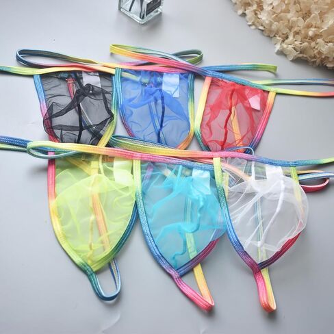 WINDAY Men's Briefs Lace Mesh Bikini Briefs Ice Silk Breathable Underwear in Saudi Arabia