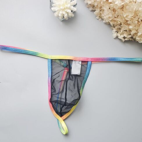 WINDAY Men's Briefs Lace Mesh Bikini Briefs Ice Silk Breathable Underwear in Saudi Arabia