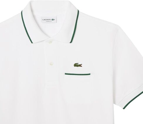 Lacoste Men's Classic Fit Contrast Pique Polo in Saudi Arabia