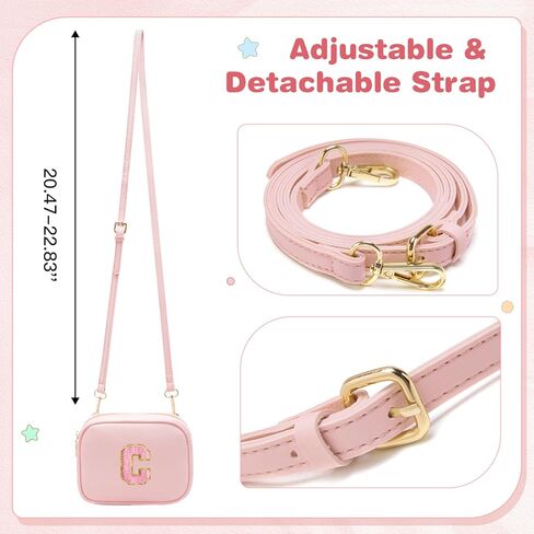 هدايا عيد ميلاد لـ 4 5 6 7 8 9 10 11 12 13 سنة الفتيات البالغ من العمر أولي أكياس كروسة من الجلد للبنات in Kuwait