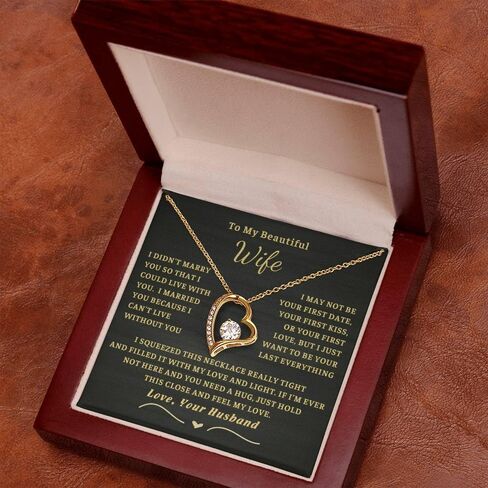 Jewelry To My Wife, Forever love necklace, Gift For Soulmate, Gift For Wife, Wife Birthday Gift, Women Gift, Wife Necklace in Kuwait