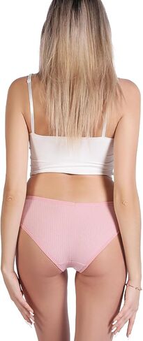Women's Cotton Bikini Briefs Underwear Packs,Sexy Cheeky Breathable Panties for Ladies in Kuwait