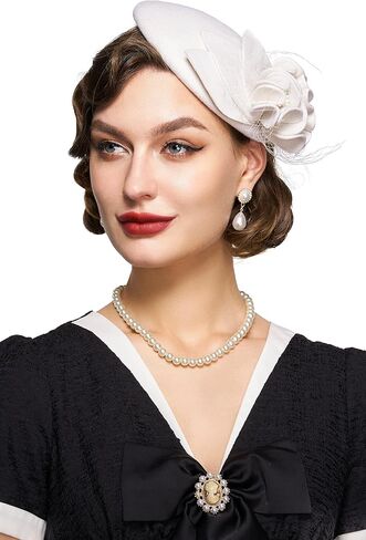Babeyond Fascinator Hats for Women - Tea Party Hats Fascinators Kentucky Feel Derby Hat Wedding Flower Mele in Kuwait