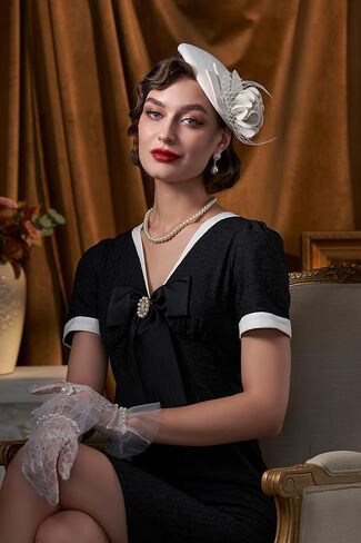 Babeyond Fascinator Hats for Women - Tea Party Hats Fascinators Kentucky Feel Derby Hat Wedding Flower Mele in Kuwait