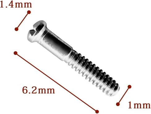 Watch Screw Dedicated to Cartier Ballon BLEU Santos Fit Case Back Flathead Type (4.1 * 1.0 * 1.4mm) in Saudi Arabia