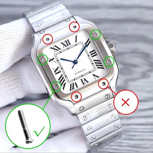 Watch Screw Dedicated to Cartier Ballon BLEU Santos Fit Case Back Flathead Type (4.1 * 1.0 * 1.4mm) in Saudi Arabia