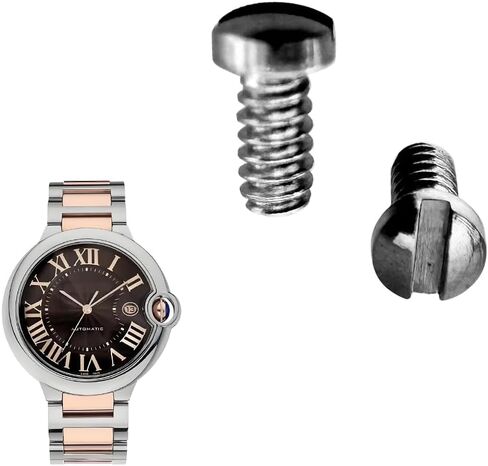 Watch Screw Dedicated to Cartier Ballon BLEU Santos Fit Case Back Flathead Type (4.1 * 1.0 * 1.4mm) in Saudi Arabia