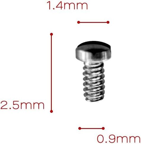 Watch Screw Dedicated to Cartier Ballon BLEU Santos Fit Case Back Flathead Type (4.1 * 1.0 * 1.4mm) in Saudi Arabia