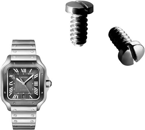 Watch Screw Dedicated to Cartier Ballon BLEU Santos Fit Case Back Flathead Type (4.1 * 1.0 * 1.4mm) in Saudi Arabia
