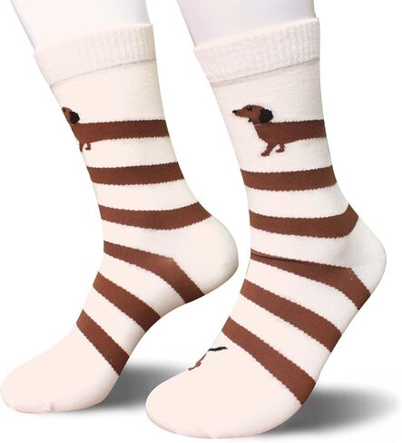 Dachshund Themed Funny Socks, Gifts for Dachshund Lovers, Dog Lovers, Friends, Family, etc. in Kuwait