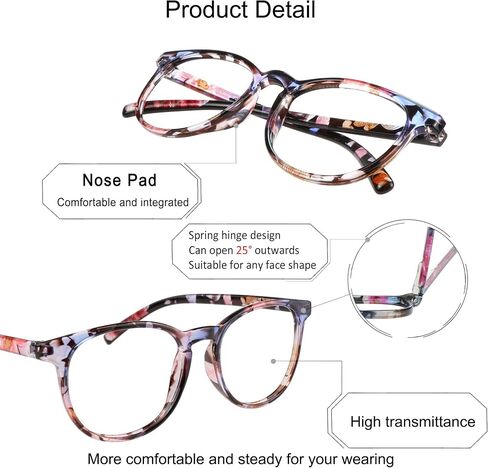 YEIN Blue Light Blocking Glasses, Photochromic Pink Sunglasses, Anti Eyestrain, Computer Reading Glasses, Gaming Glasses, TV Glasses for Women, Anti Glare in Saudi Arabia
