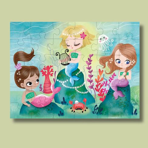 Mudpuppy Teacup Kittens - 36 Piece Puzzle to Go Featuring Charming Cats and Colorful Florals Perfect Summer Travel Activity for Children Ages 3 and Up in Saudi Arabia
