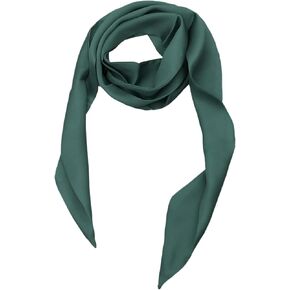 Long Satin Neckerchief Versatile Ribbon Tie Neck Scarf Solid Color Skinny Womens Tie