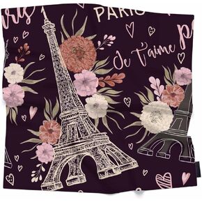 Sea Wildlife Head Scarf Silk Feel Like Underwater Animals Seaweed Corals Fish Shrimps Bandana Soft for Women Girls