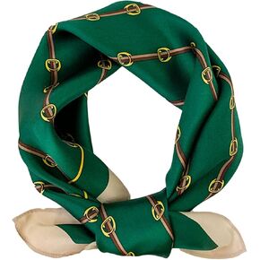 100% Mulberry Silk Scarf 21x21 Inch Lightweight Square Headscarf Small Neck Scarf Silk Scarves for Women Men