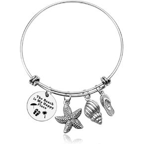 Vadaka Beach Gifts for Women - Bracelet Jewelry for Beach Lover - Ocean Themed Gift for Friend's Birthday, Christmas, Graduation