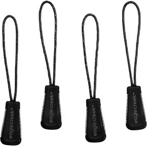 Eagle Creek Reflective Zipper Pull Set Black