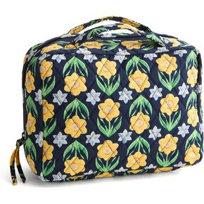 Vera Bradley Premium Cotton Hanging Travel Organizer, Daffodils