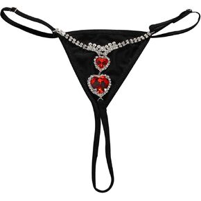 نساء eyraevor مثير كريستال g-string سراويل راينستون سراويل داخلية داخلية جسم داخلي يهوديون مع سلسلة الورك