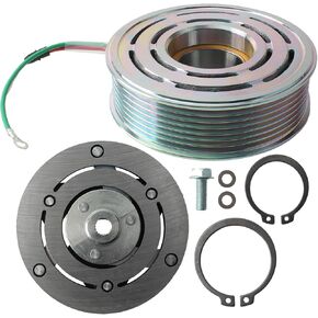 AUTOKAY AC Compressor Clutch Assembly Kit 38810RNAA01 for Civic 4 Cyl 1.8L 2006-2011