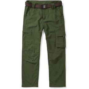 OCHENTA Boy's Quick Dry Pull on Cargo Pants for Big Kids Youth Outdoor Hiking Fishing Scout Khaki Tag 160-9-10Y in Kuwait