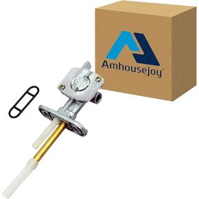 Amhousejoy Fuel Valve Assembly Petcock Assembly for Kawasaki Fit for Bayou 220 300 400 KLF300 KLF400 ATV