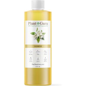 زيت العطر ياسمين 8 فلوريدا. أوز. النفط المعطر لصنع الصابون DIY ، الشموع ، قنابل الحمام ، زبدة الجسم. المستخدمة في ناشرات العلاج العطري ، الشعلات والدفء. إضافة رائعة إلى المستحضرات والكريمات.