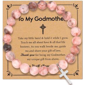 Mothers Day Bracelet Gifts for Godmother from Godchild Birthday Gifts for Godmother Thank You Gifts for God Mother from Goddaughter Godson Christmas Gift for God Mother
