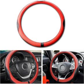 Car Wheel Cover Protector Soft Breathable Anti Slip, Steering Wheel Covers for Women Men, Car Steering Wheel Cover, Universal Fit 15 Inch Vehicle, Truck, SUV (Black/Blue) in Kuwait