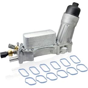 926-959 Engine Oil Cooler Compatible with 2011-2021 Chrysler 200 300, Dodge Charger, Grand Cherokee, Wrangler, Ram ProMaster 3.6L V6 Oil Filter Housing 926-876