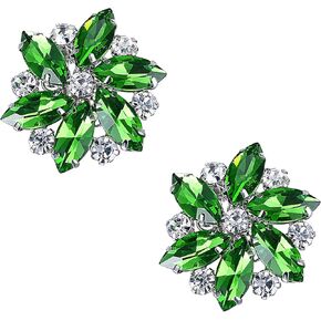 مقاطع أحذية Flyonce Rhinestone أحذية الكريستال